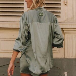 Daily Drills Silky Set in Green - XS/S